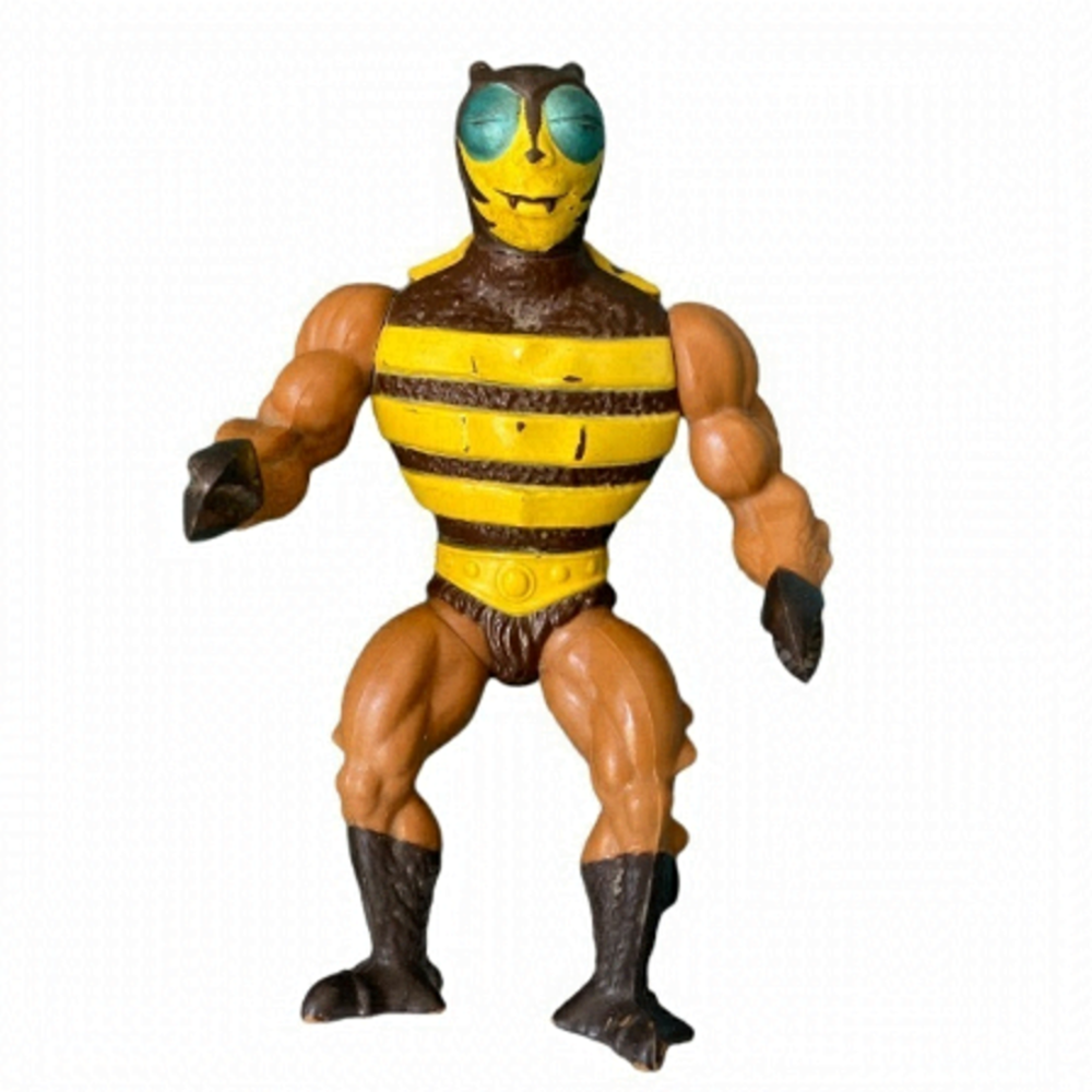 𝅺HE-MAN Masters of The Universe MOTU Mattel Buzz-off 1983 Action Figure VINTAGE